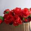 5 Pcs Red Folding Rose/Rose Appearing Magic Tricks Flower Appearing