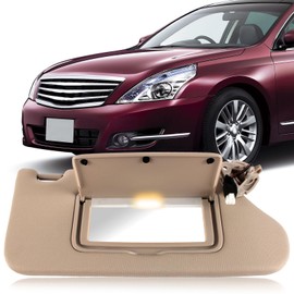 PEVAST Right Passenger Side Sun Visor Compatible with Nissan Altima 2013 2014 2015 2016 2017 2018,Sun Visor Replace 96400-3TA2A(Beige)