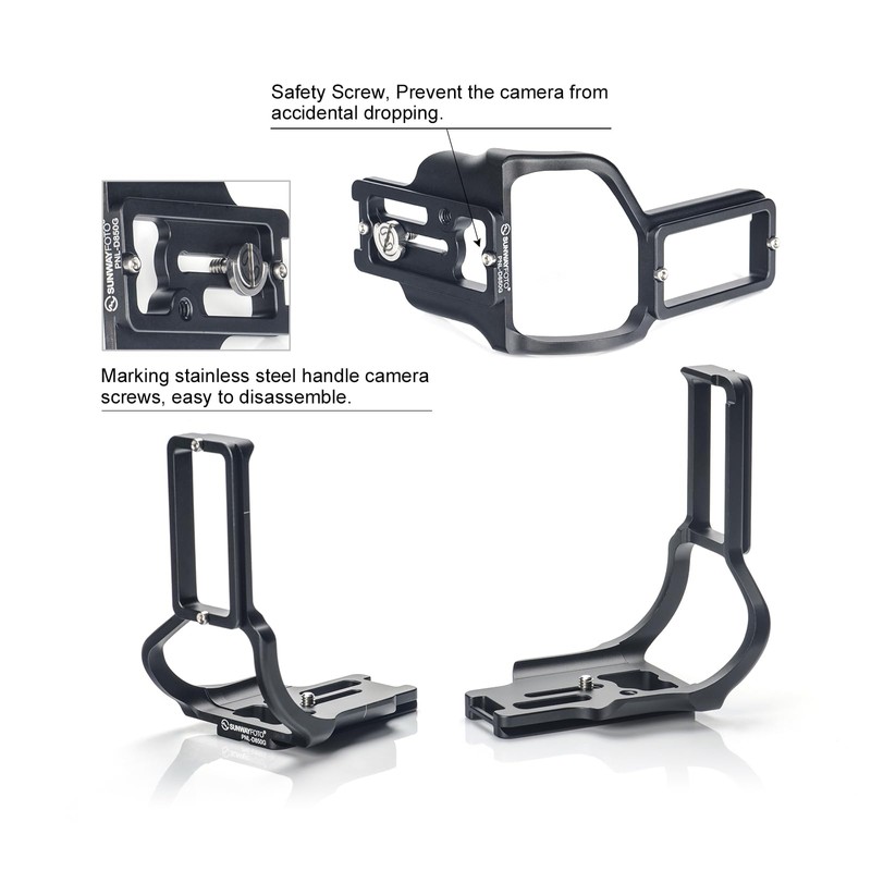 SUNWAYFOTO PNL-D850G L-Bracket for Nikon D850 + Grip
