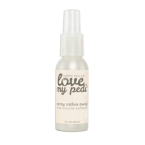 Tammy Taylor Love My Pedi Spray Callus Away | Hard, Cracked Dead Skin Remover | Perfect for Feet and Pedicures | Soften, Hydrate & Revitalize