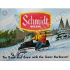 Schmidt Beer NEW Metal Sign: G. Heilman Brewing Company - Snowmobile Version