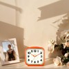 Tinload 5.5" Large Analog Alarm Clock • Silent Non Ticking