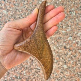 Foot Massage Wood Body Massager Gua Sha 2ea