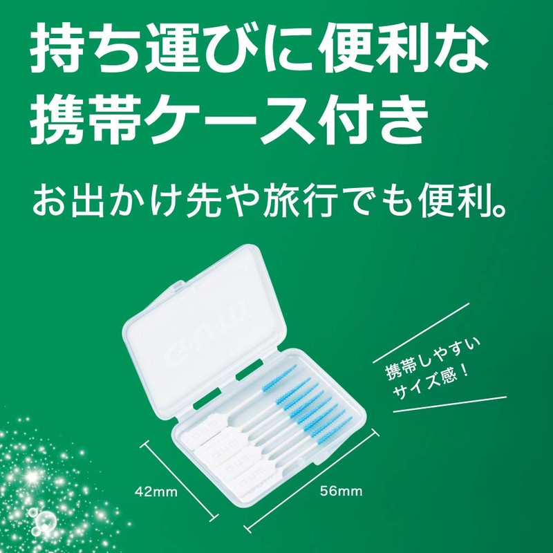 GUM Periodontal Procare Soft Pick, Interdental Brush, Soft, Rubber Type,