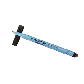 Lumocolor Correctable Pen Fine Point Negro Conjunto de cuatro