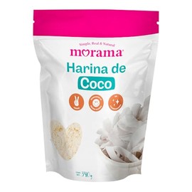 Morama Harina de Coco Orgánica, Natural con Fibra, Sin Gluten, Dieta Keto y Paleo, 340 gramos
