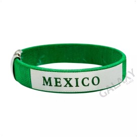 Meixco Bracelet  / Mexico Flag Satin Bracelet