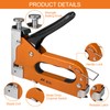 Ceisazira 3-in-1 Stapler for Wood, Hand Stapler with Clips, Staple