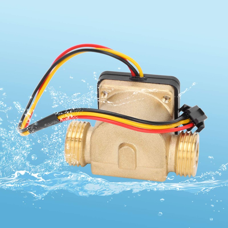 1/2" Water Flow Hall Sensor, Brass Thread, Water Flow Switch