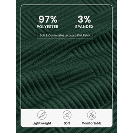 Vssjavun Men's Casual Track Suit 2 Piece Set Short Sleeve Athletic Sport Outfits Jacquard Knit Tracksuit