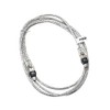 vhbw 2m FIREWIRE-CABLE DATA CABLE 4-4 pin in black