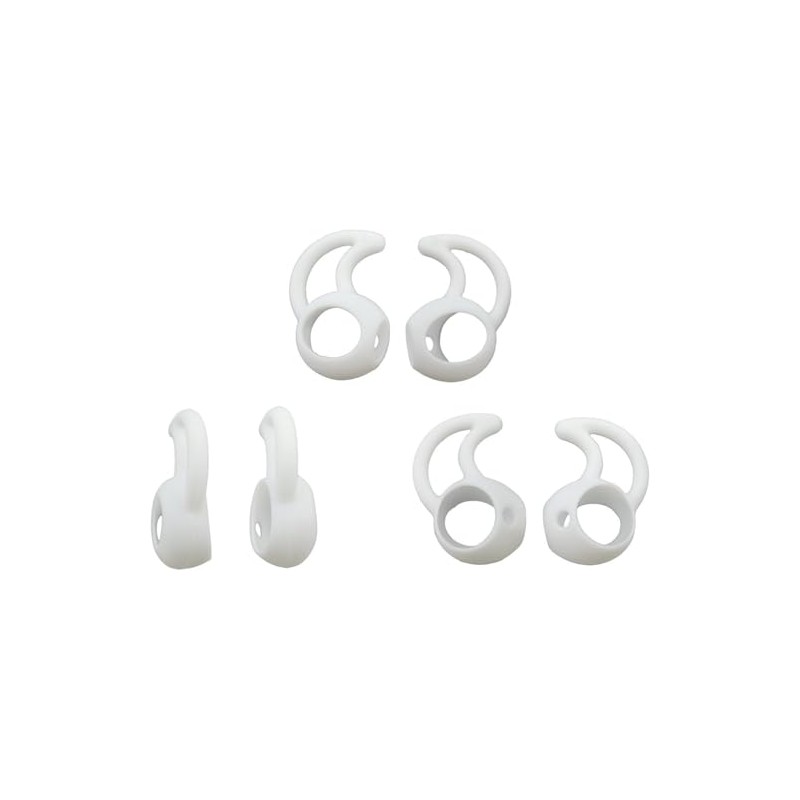 Zotech 3 Pair Silicone Earhooks Compatible with Apple EarPods (White)