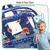 BrainyBees Clear Backpack for Boys - 15 Inch Heavy Duty