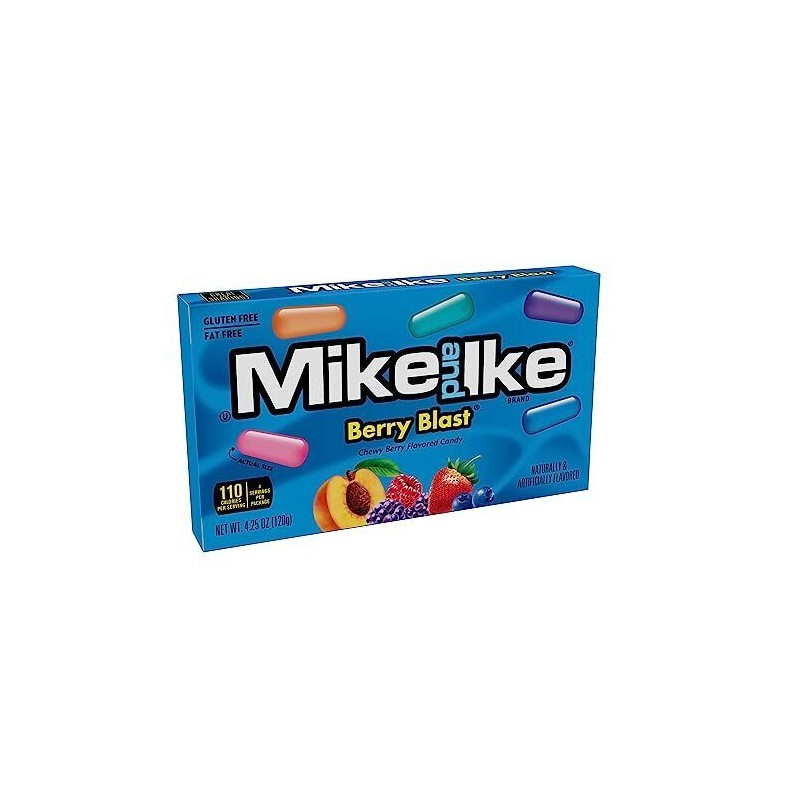 Just Born Mike and Ike Candy, Berry Blast, 4.25oz Theater