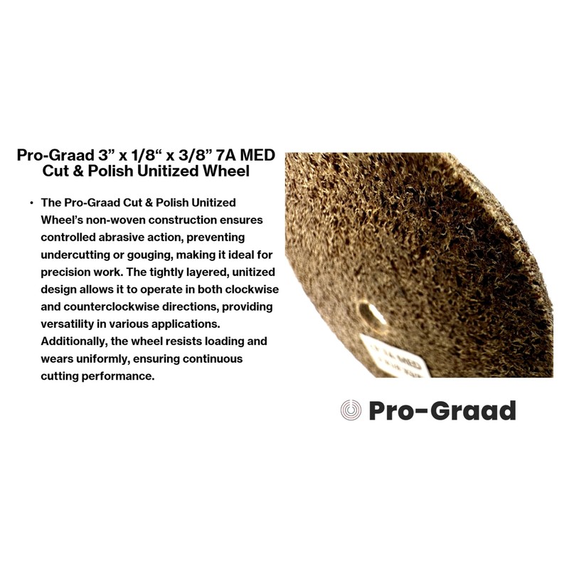 Pro-Graad 5 Pack 3” x 1/8” x 3/8” 7A MED