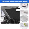 WEXFFU Car Windscreen Cover - Windscreen Covers Frost Car Winter