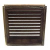 Miller Shingle Square Clear Cedar Vent, Recessed Mount - 18