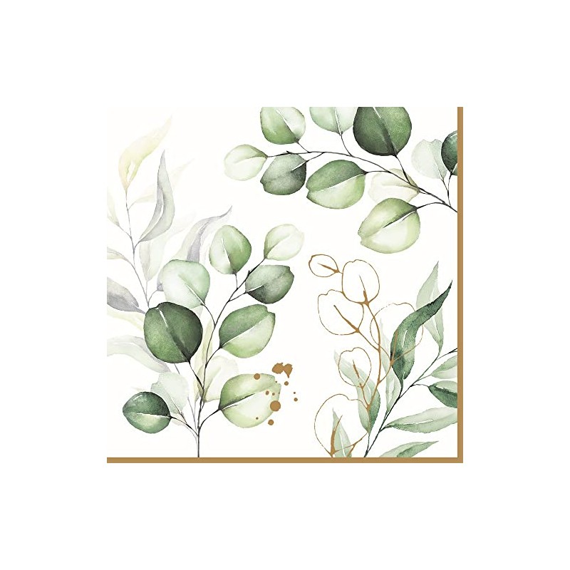 20 Napkins Eucalyptus Leaves | Eucalyptus | Natural | Leaves