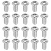 PATIKIL 1/4-20x1/2" Button Head Socket Cap Screws, 20 Pcs 304