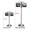 Flipping Clock Flip Down Clock - Height Adjustable Standing Clock