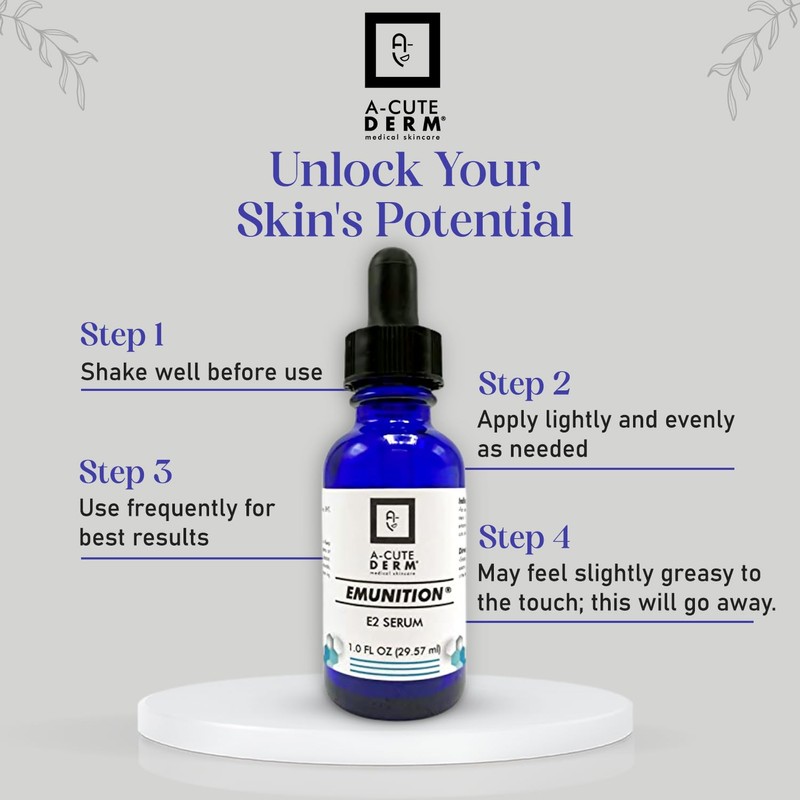 A-Cute Derm Emunition® E2 Serum Hydrator to Improve Loss Moisturizer