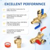 3/4 Inch GUOFIS IPS Tankless Water Heater Valve Kit with