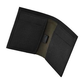 ALPAKA Ark Bifold Cash Wallet - Minimalist Front Pocket Wallet for Men Daily Use,Magnetic Closure for Security with RFID Blocking,Holds 8-12 Cards Plus Cash,Weatherproof Fabric,Black Axoflux 300D