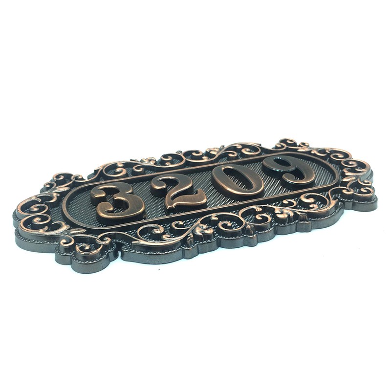 Door Number Plate for Hotel, Apartment, Office, Students Dormitory and
