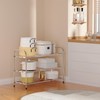 Botion 3 Tier Expandable Shoe Rack for Closet, Stainless Steel