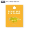 World Shoji 151324 Triceratops Pin Badge Dinosaur Pin Badge