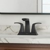 Pfister Karci Bathroom Sink Faucet, 4-Inch Centerset, 2-Handle, 3-Hole, Matte