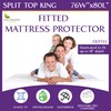 Split Top King Waterproof Mattress Protector (76" W x 80"