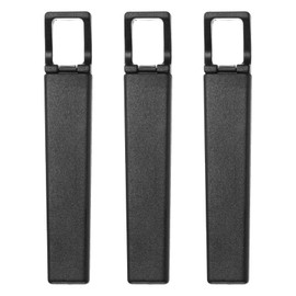 sourcing map 3Pcs 4.2" Travel Corkscrew Pocket Corkscrew Portable Wine Opener Plastic Rectangle Wine Cork Opener for Camping Travel, Black