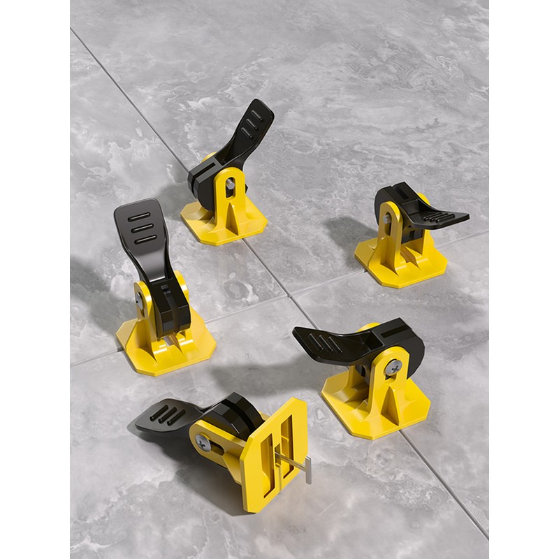 50pcs Plastic Clips Floor Wall Tiling Spacers Strap Tile Flat