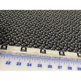 Santee Circa 1800's  Flowers Tan & Black 100% cotton Fabric per yd.  Quilt / Sew