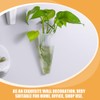Toddmomy 2pcs Wall Mounted Plant Terrariums Cone Shaped Hanging Planter