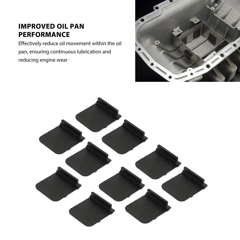 10PCS Oil Sump Baffle Flap Excellent Sealing Universal Fit Surge