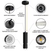 OKELI Pendant Light, Modern Black Pendant Lights Fixture,3 Color Unique