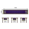 Rvsticty Linen Mardi Gras Table Runner New Orleans Brazi Carnival