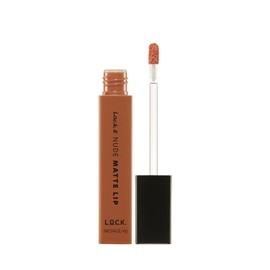 L.O.C.K. Color, it Nude Matte Lip 04 Almond Brown, Net 0.14 oz. / 4 g Matte liquid lipstick matte lip stain long-lasting Korean beauty lip tint