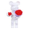 Bouquet White Bear - Juego de bloques de construcción, 4746