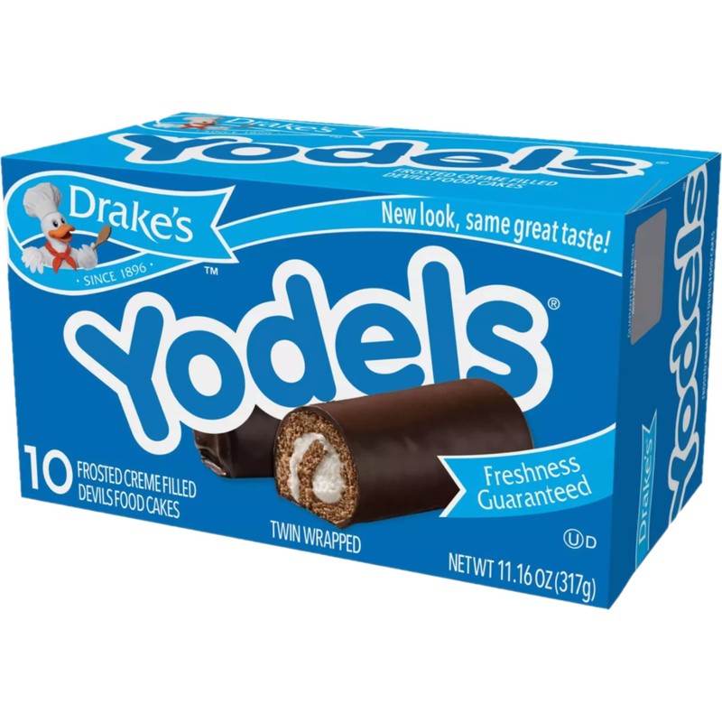 Drake's Cakes Yodels, 10 cakes per box, 11.16 oz of