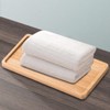Fenteer Bathroom Tray Toilet Tank Tray Pedestal Stand Soap Holder