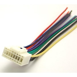 Goliton 16 Pin Replacement Wiring Harness Compatible for Alpine Car Stereo Headunit