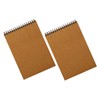 Operitacx 2pcs Bulk Ruled Sketchbooks Drawing Paper Sketching Notebooks Spiral