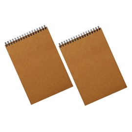 Operitacx 2pcs Bulk Ruled Sketchbooks Drawing Paper Sketching Notebooks Spiral Journals for Artists Students and Art Lovers