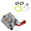 Garden Lawn Mover Trimmer Carburetor Kit for Homelite UT‑33600A 26cc
