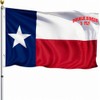 VOLTA Double Sided Texas State Flag 4x6 Feet, Heavy Duty,