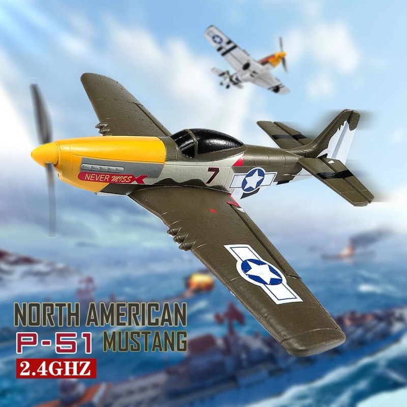 Volantex US RC Plane P51 Mustang 2.4G Radio EPP Foam
