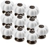 SO-TECH® Anna Furniture Knobs Diameter 39 mm White with Burnished